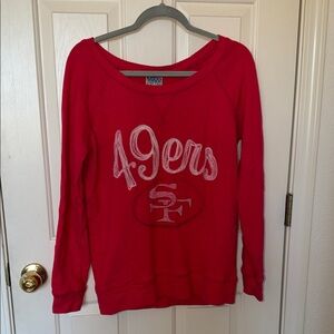 San Francisco 49ers Junk Food Clothing Red Sweatshirt